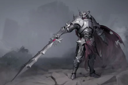 fantasy knight Undead Knight HD Desktop Wallpaper | Background Image