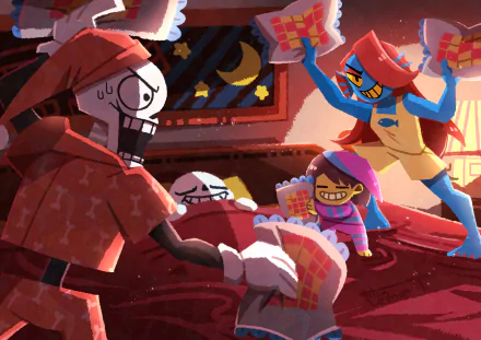 Undyne (Undertale) Papyrus (Undertale) Sans (Undertale) Frisk (Undertale) video game Undertale HD Desktop Wallpaper | Background Image