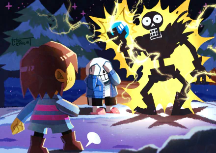 Sans (Undertale) Papyrus (Undertale) Frisk (Undertale) video game Undertale HD Desktop Wallpaper | Background Image