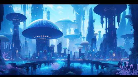 fantasy city HD Desktop Wallpaper | Background Image