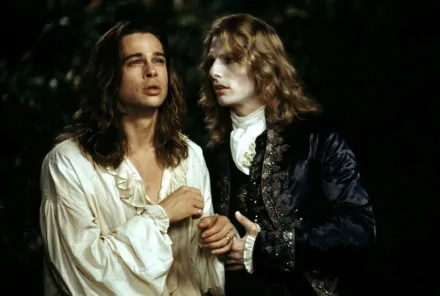 Tom Cruise Brad Pitt movie Interview with the Vampire: The Vampire Chronicles HD Desktop Wallpaper | Background Image