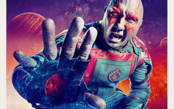 Dave Bautista Drax The Destroyer movie Guardians of the Galaxy Vol. 3 HD Desktop Wallpaper | Background Image