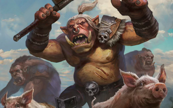 fantasy orc HD Desktop Wallpaper | Background Image