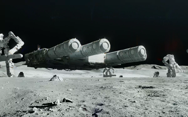 Sci Fi Mech HD Desktop Wallpaper | Background Image
