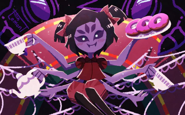 Muffet (Undertale) video game Undertale HD Desktop Wallpaper | Background Image