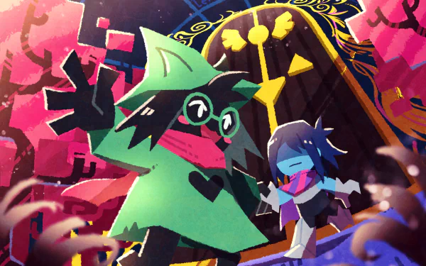 Kris (deltarune) Ralsei (deltarune) video game deltarune HD Desktop Wallpaper | Background Image