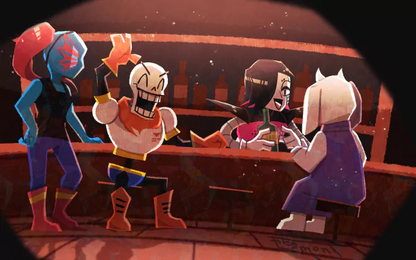 Toriel (Undertale) Mettaton EX (Undertale) Papyrus (Undertale) Undyne (Undertale) video game Undertale HD Desktop Wallpaper | Background Image