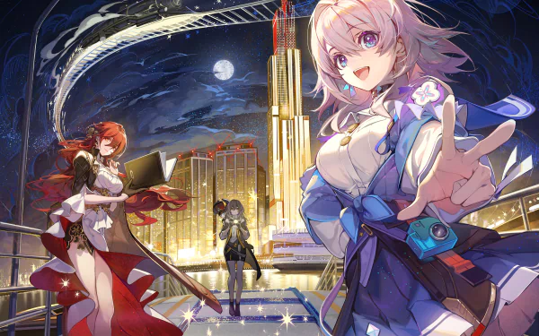 Murata Himeko March 7th (Honkai: Star Rail) video game Honkai: Star Rail HD Desktop Wallpaper | Background Image