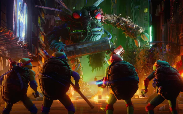 movie Teenage Mutant Ninja Turtles: Mutant Mayhem HD Desktop Wallpaper | Background Image