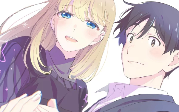 Ichirou Kuga Shiori Goshiki Anime A Galaxy Next Door HD Desktop Wallpaper | Background Image