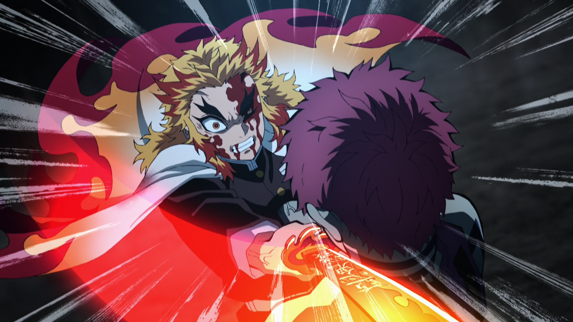 Download Demon Slayer: Kimetsu No Yaiba Akaza (Demon Slayer: Kimetsu No  Yaiba) Kyojuro Rengoku Anime HD Wallpaper