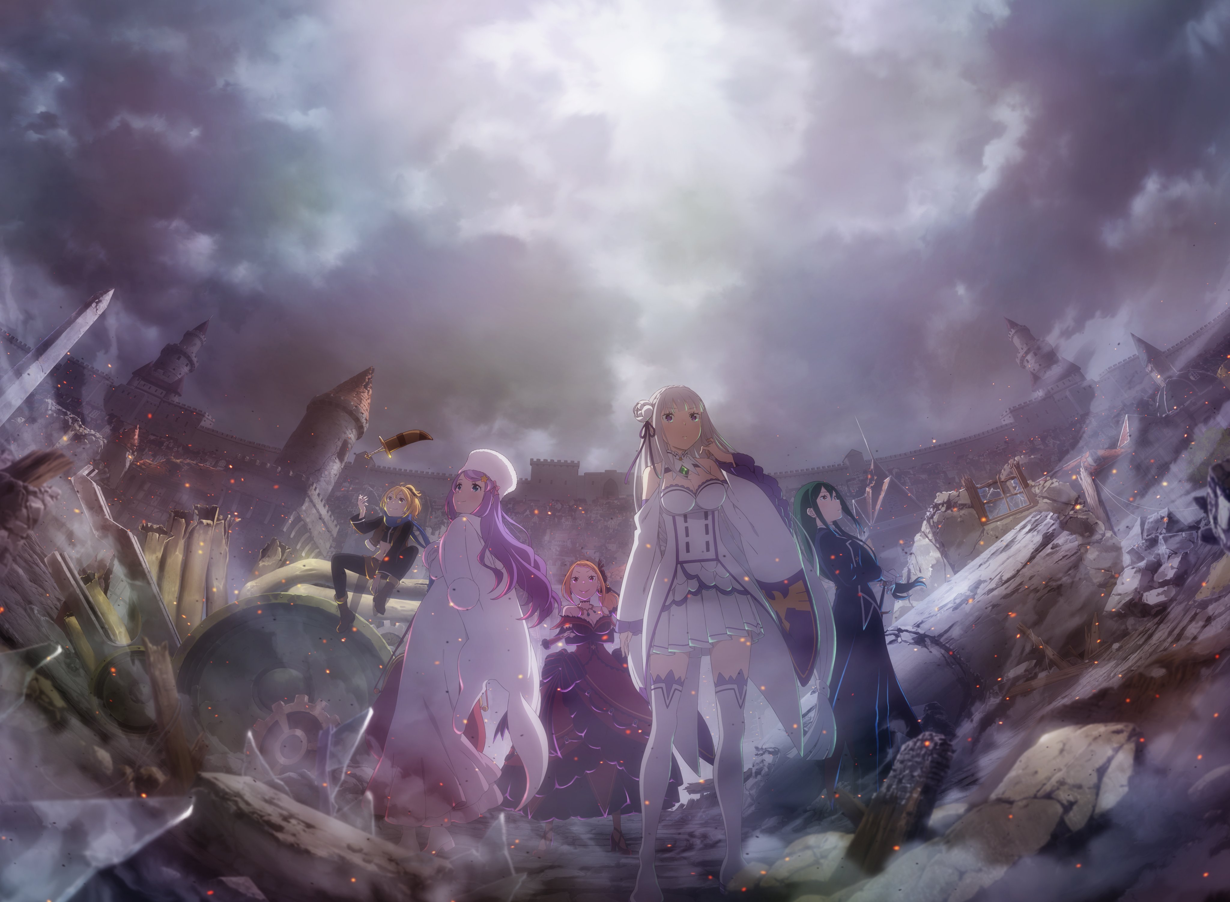Emilia And Friends In Re Zero 4K Ultra HD Anime Adventure Emilia And Friends In Re Zero 4K Ultra HD Anime Adventure