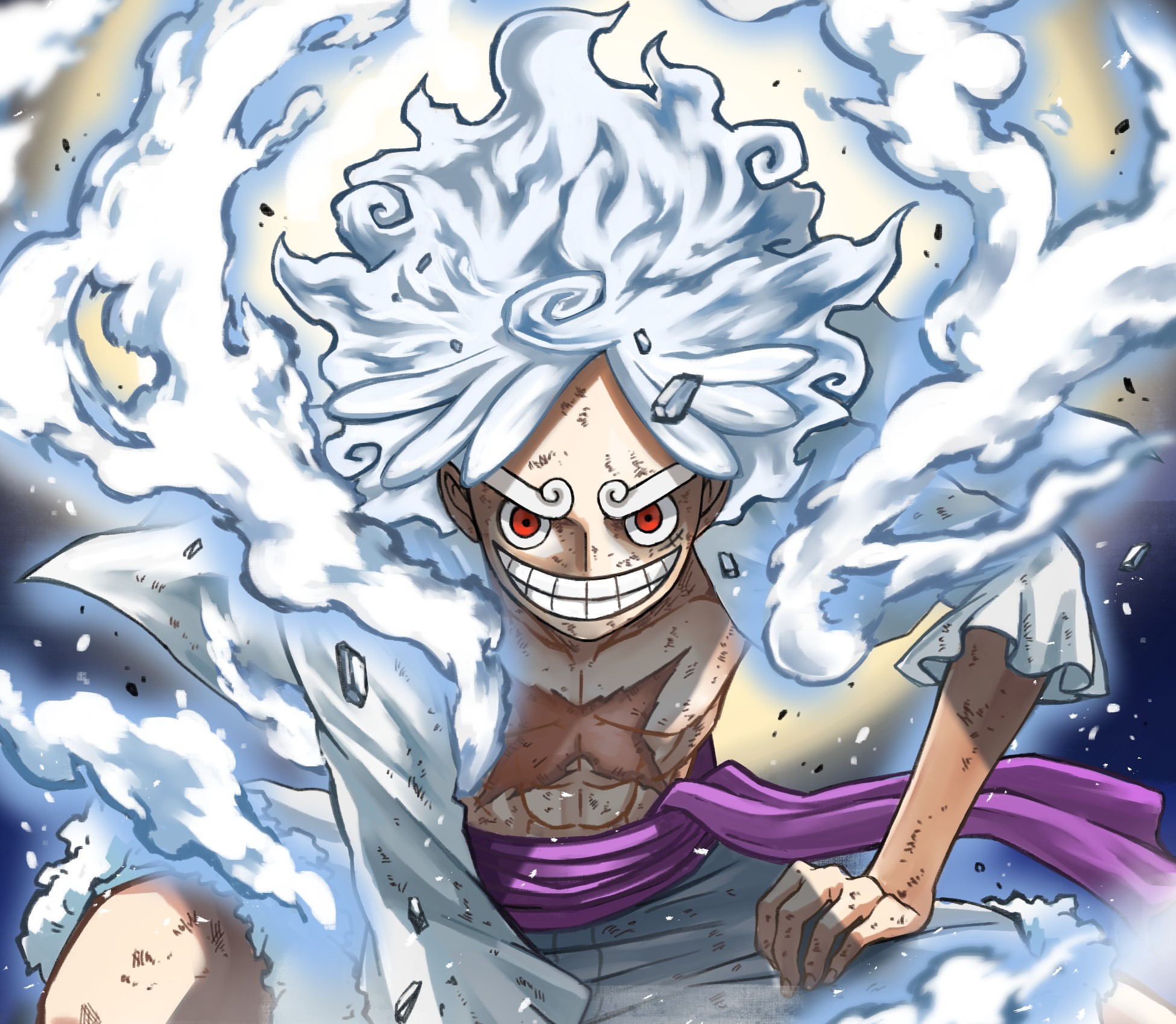Luffy Gear 5 Unleashed One Piece HD Anime Wallpaper By Ekakibito Luffy Gear 5 Unleashed One Piece HD Anime Wallpaper By Ekakibito