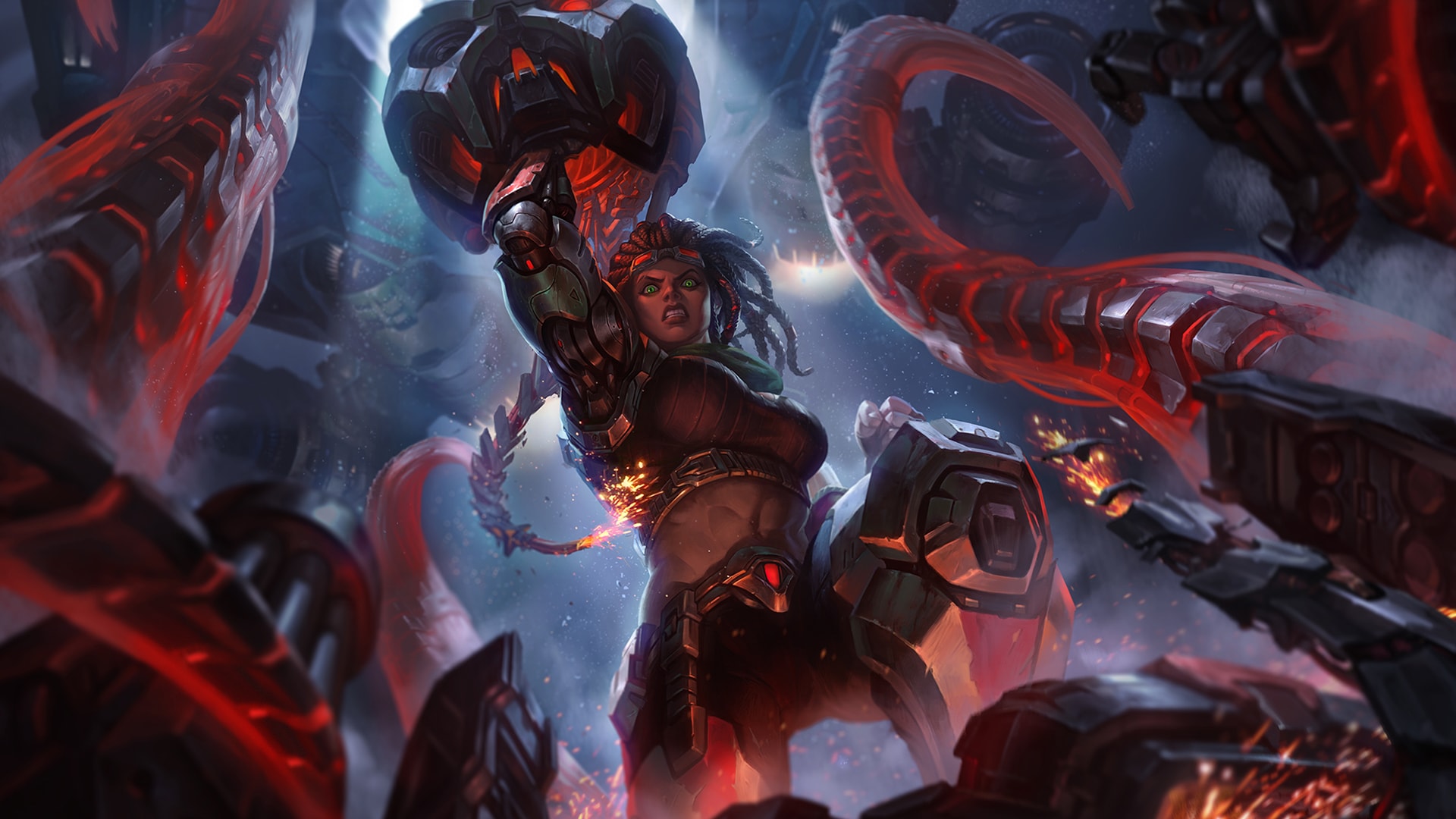 Illaoi Bilgewater LoL LoR iPhone Phone HD Wallpaper #2141h