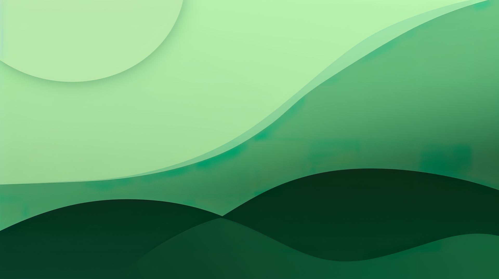 Green aesthetic abstract waves in varying shades of green, perfectly designed as an artistic HD desktop wallpaper and background.