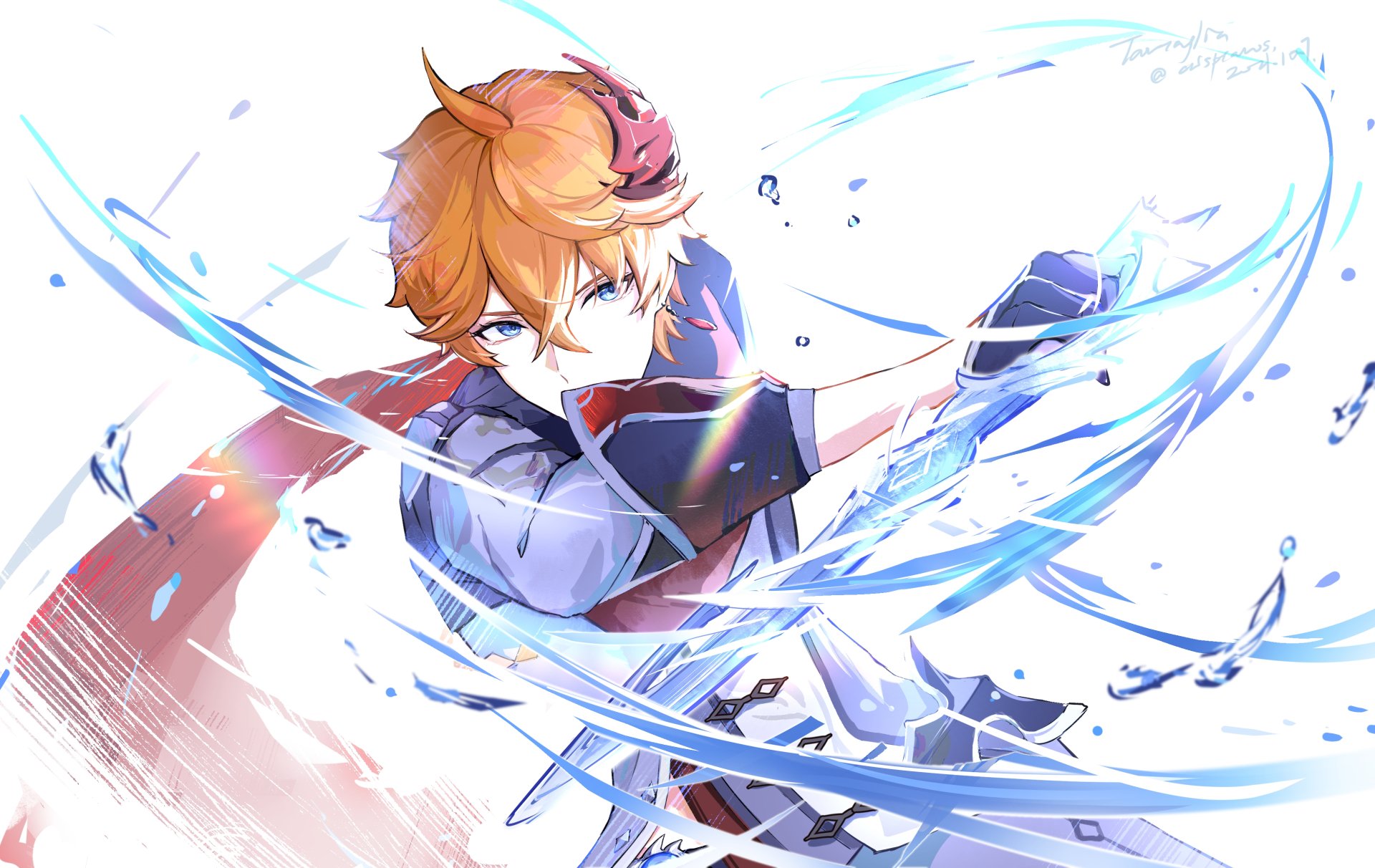 Download Tartaglia Childe (Genshin Impact) Video Game Genshin Impact HD Wallpaper by Taroco