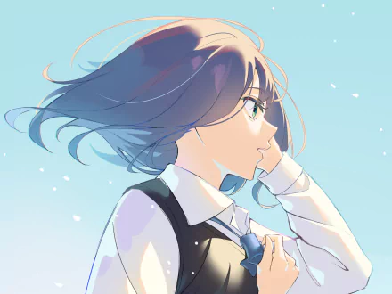 Akane Kurokawa from Oshi no Ko anime in a high-definition desktop wallpaper and background.