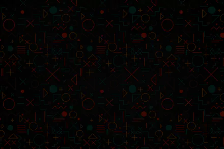 Dark, cool abstract design with thin, glowing lines and geometric shapes, rendered in 4K Ultra HD for a striking PC desktop wallpaper and background.