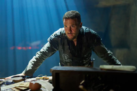 HD wallpaper featuring a determined man in a medieval setting from The Winter King.