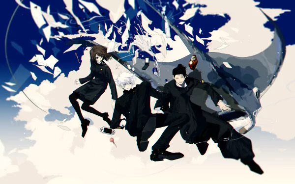 Suguru Geto Satoru Gojo Shoko Ieiri Anime Jujutsu Kaisen Gojo & Geto HD Desktop Wallpaper | Background Image