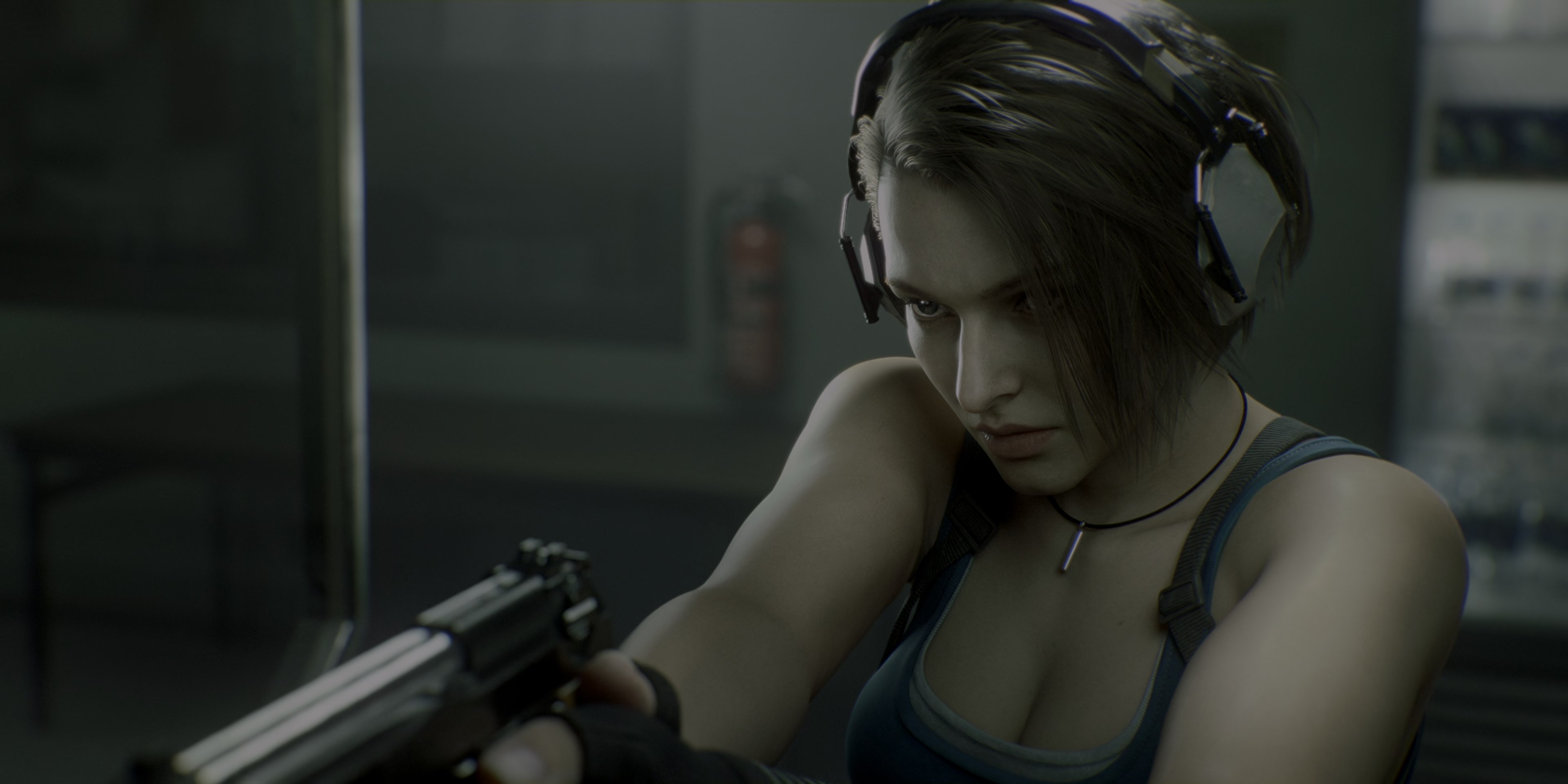 Download Jill Valentine, The Resilient Heroine From Resident Evil Series  Wallpaper