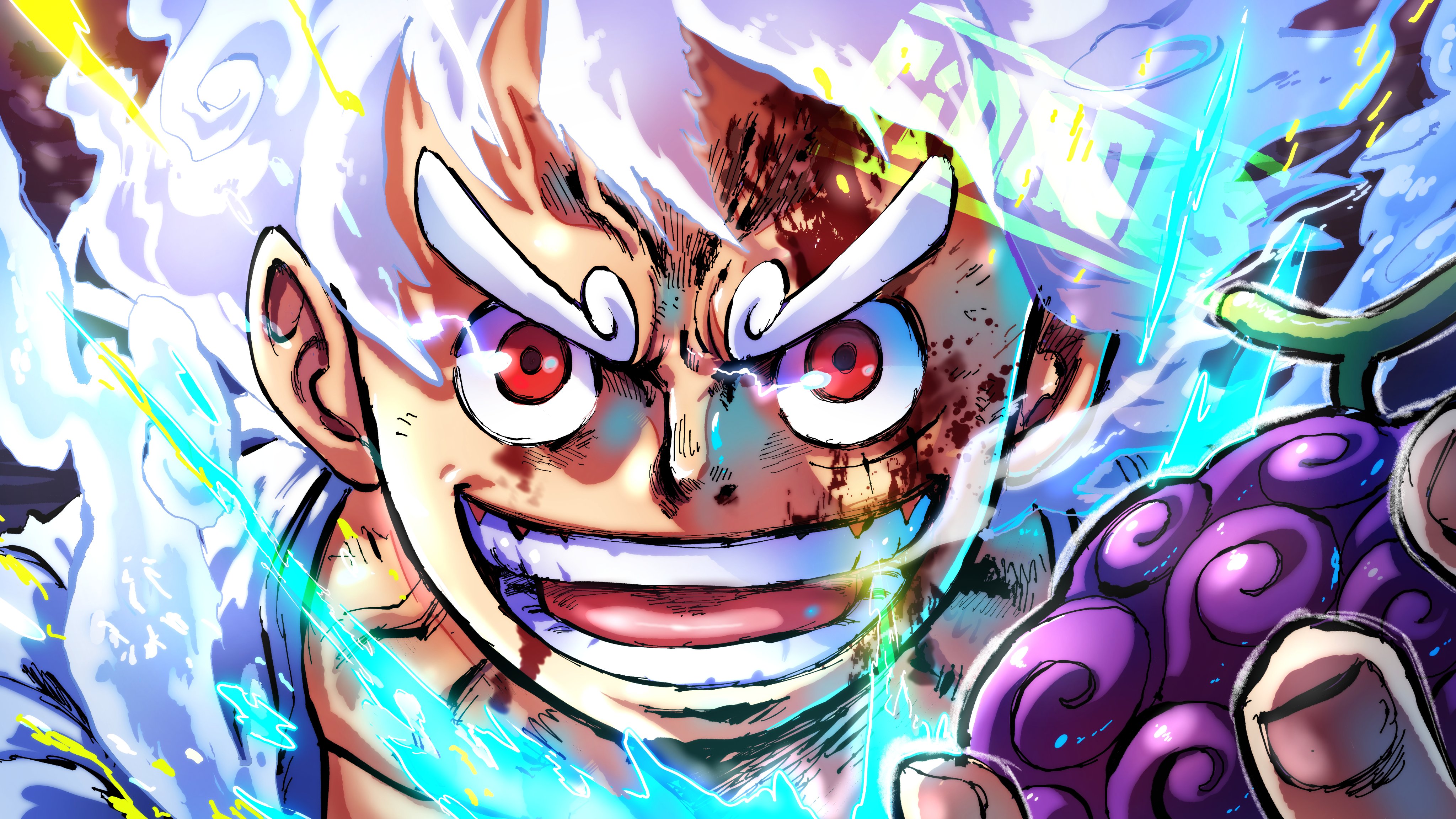 Monkey D. Luffy Gear 5 by Tora Yaki