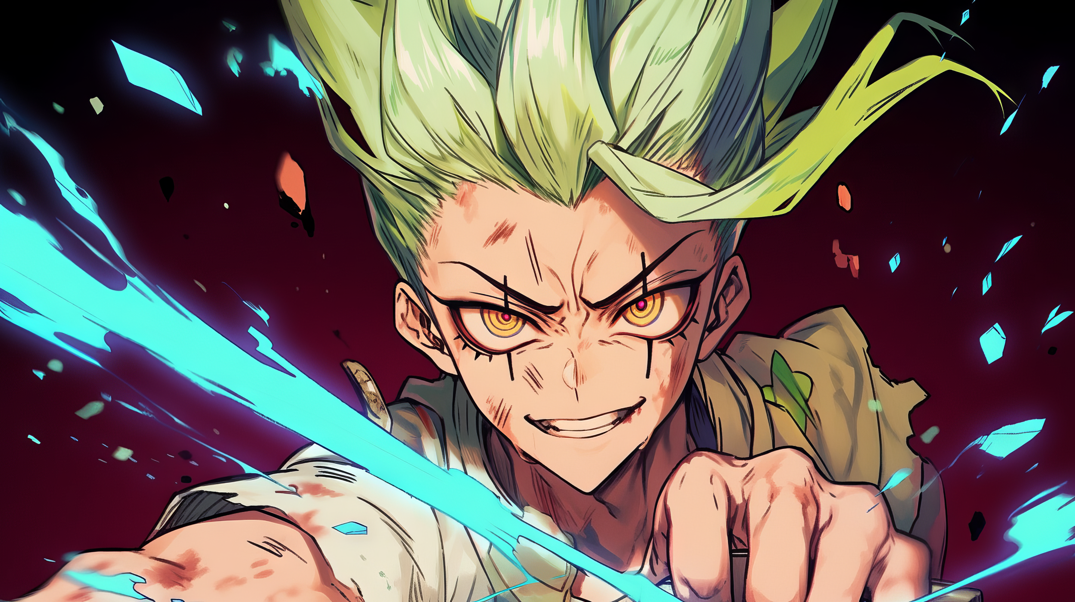 Senku Ishigami HD Wallpaper - Dr. Stone Anime Background by patrika