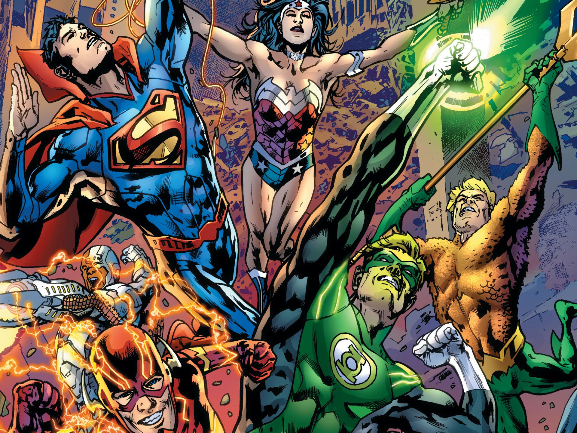 Download Comic Justice League Hd Wallpaper