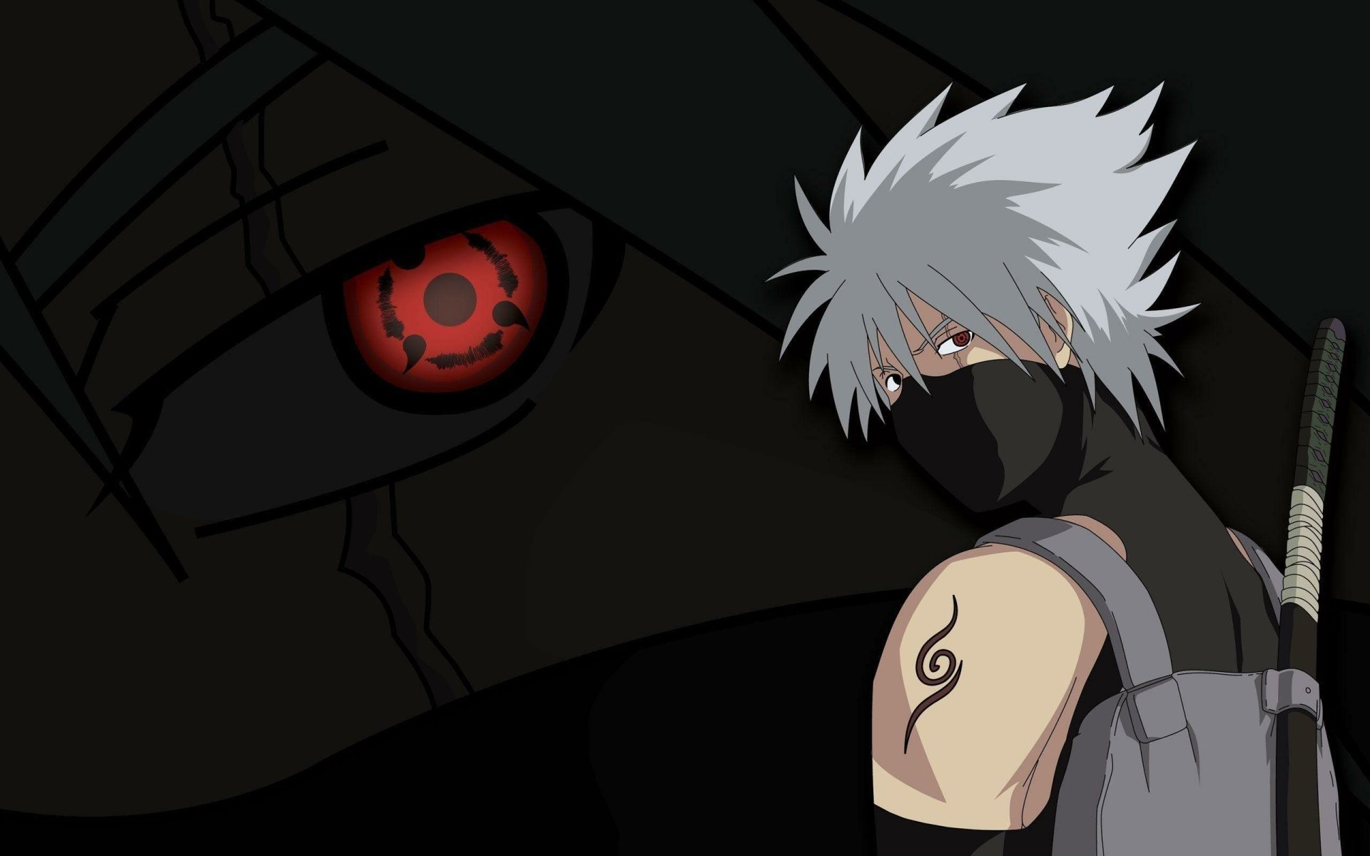 Download Kakashi Hatake Anbu (Naruto) Sharingan (Naruto) Anime Naruto HD Wallpaper