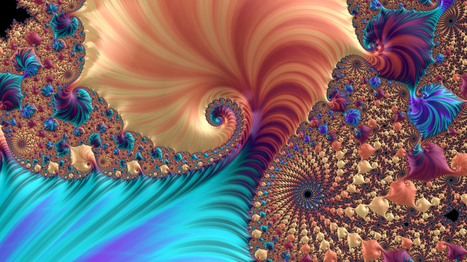 8k Trippy Psychedelic Fractal Wallpaper by Dr-Pen
