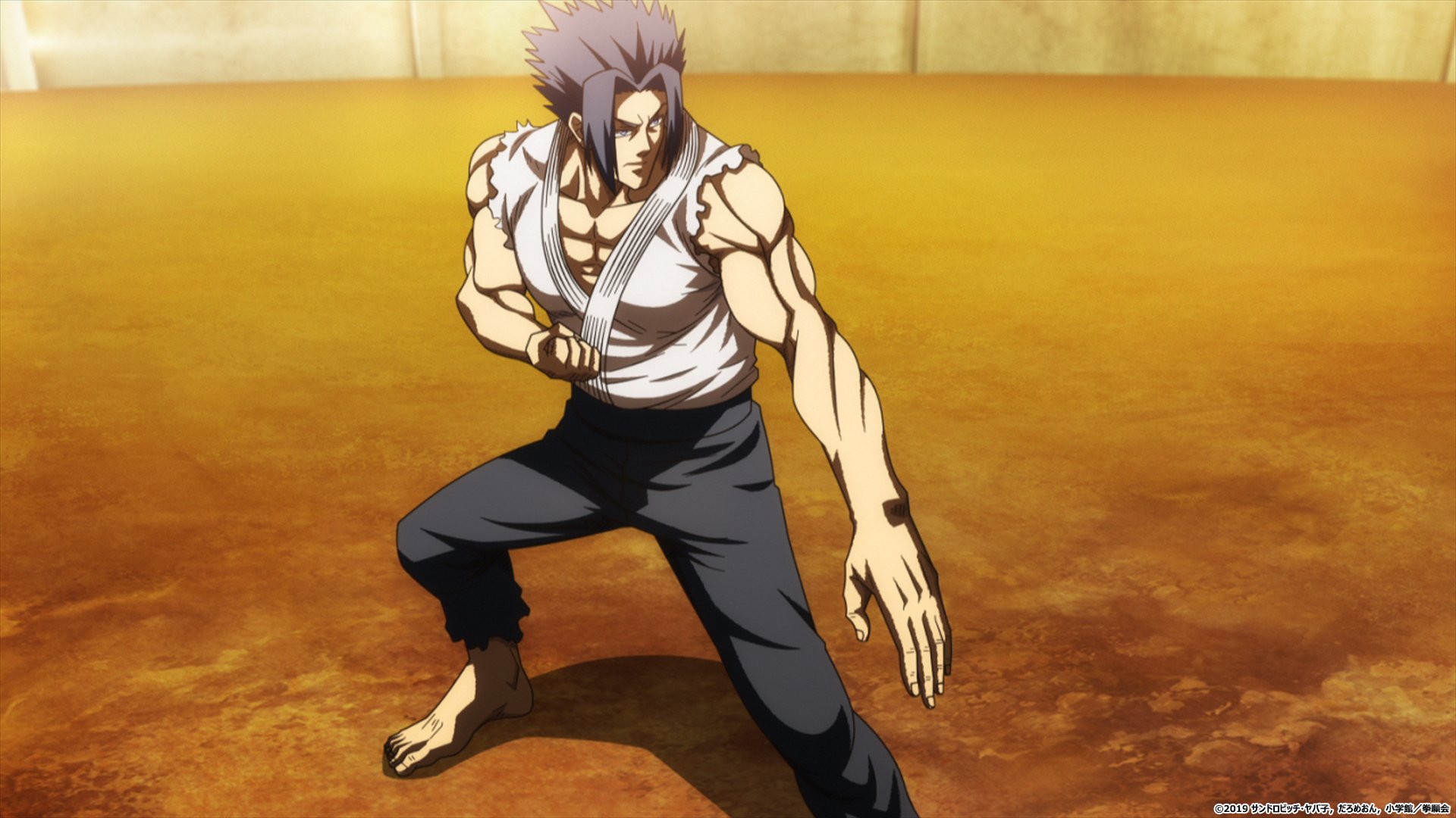 Kengan Ashura HD Wallpaper - Intense Fighting Stance