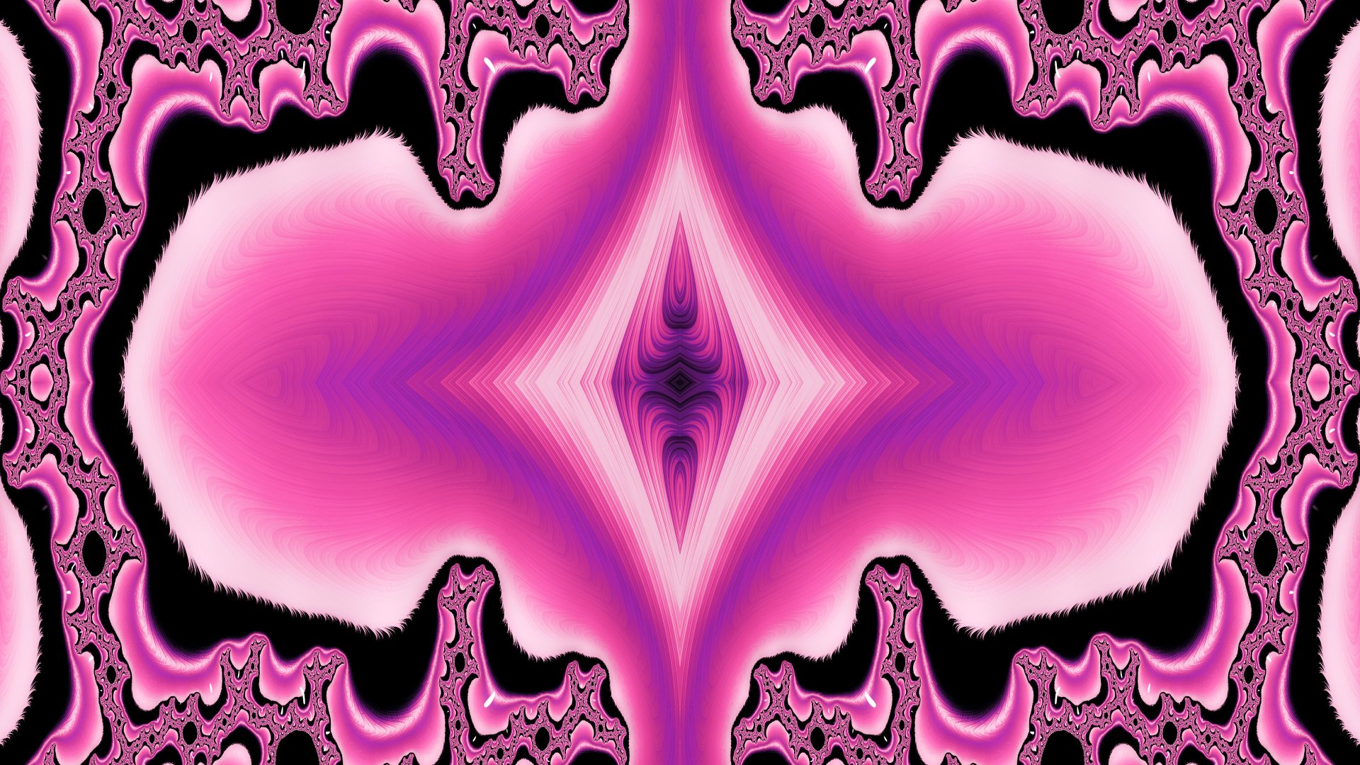 A vibrant purple psychedelic fractal with abstract, trippy patterns, rendered in 4K Ultra HD for a striking PC desktop wallpaper and background.