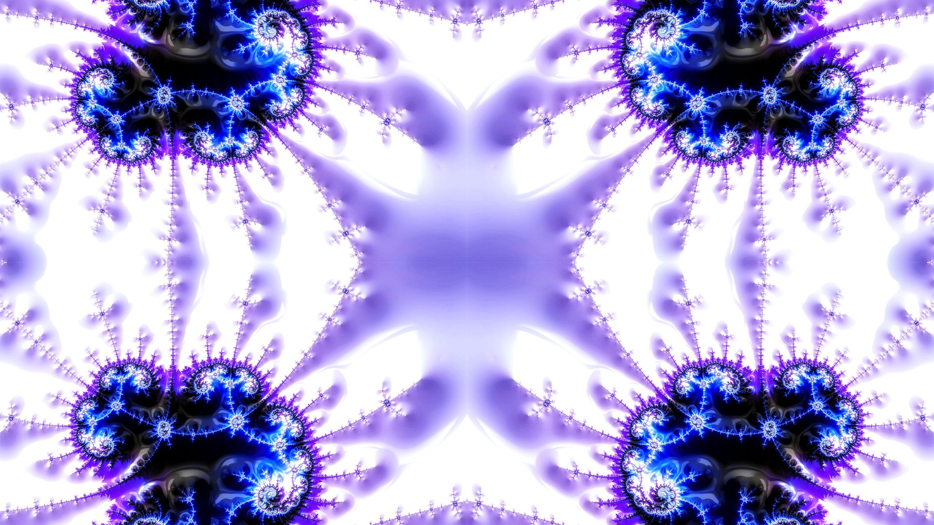 Trippy Psychedelic Fractal Wallpaper by Dr-Pen