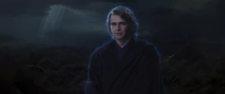 HD wallpaper featuring Anakin Skywalker with a moody backdrop, tagged with Ahsoka Tano for desktop backgrounds.
