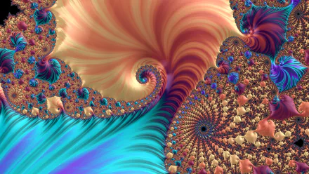  8k Trippy Psychedelic Fractal Wallpaper