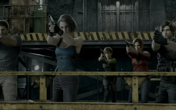  Jill valentine Chris Leon Rebecca and Claire