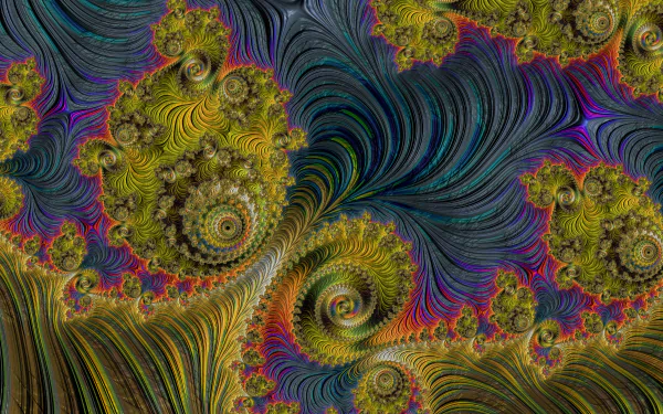  8k Trippy Psychedelic Fractal Wallpaper
