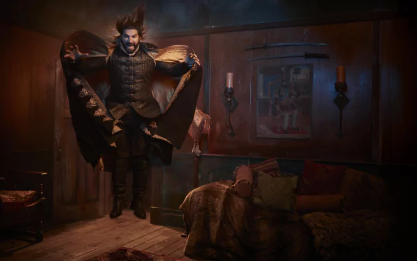 Kayvan Novak TV Show What We Do in the Shadows HD Desktop Wallpaper | Background Image
