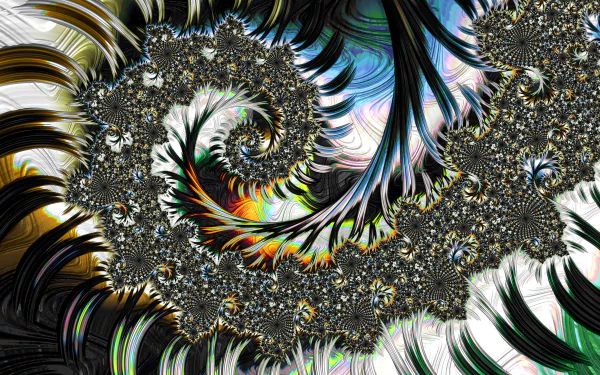  8k Trippy Psychedelic Fractal Wallpaper