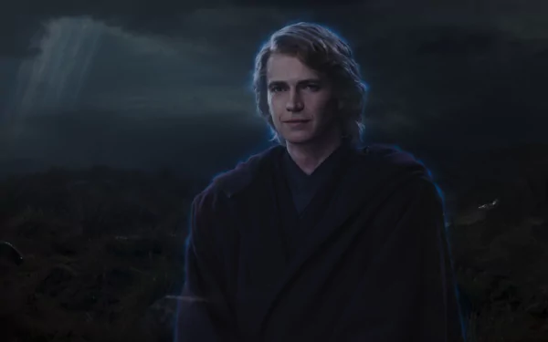 HD wallpaper featuring Anakin Skywalker with a moody backdrop, tagged with Ahsoka Tano for desktop backgrounds.