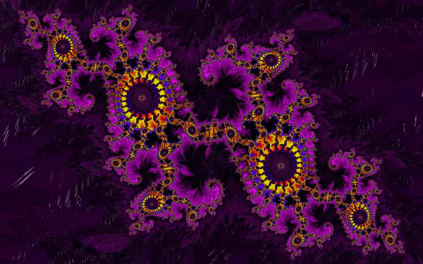  8k Trippy Psychedelic Fractal Wallpaper