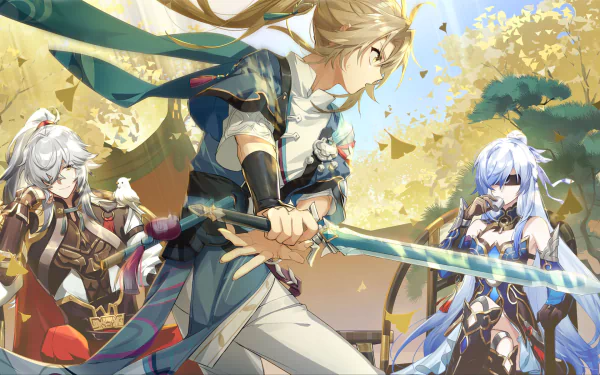 Jing Yuan Yanqing (Honkai: Star Rail) Jingliu (Honkai: Star Rail) video game Honkai: Star Rail HD Desktop Wallpaper | Background Image