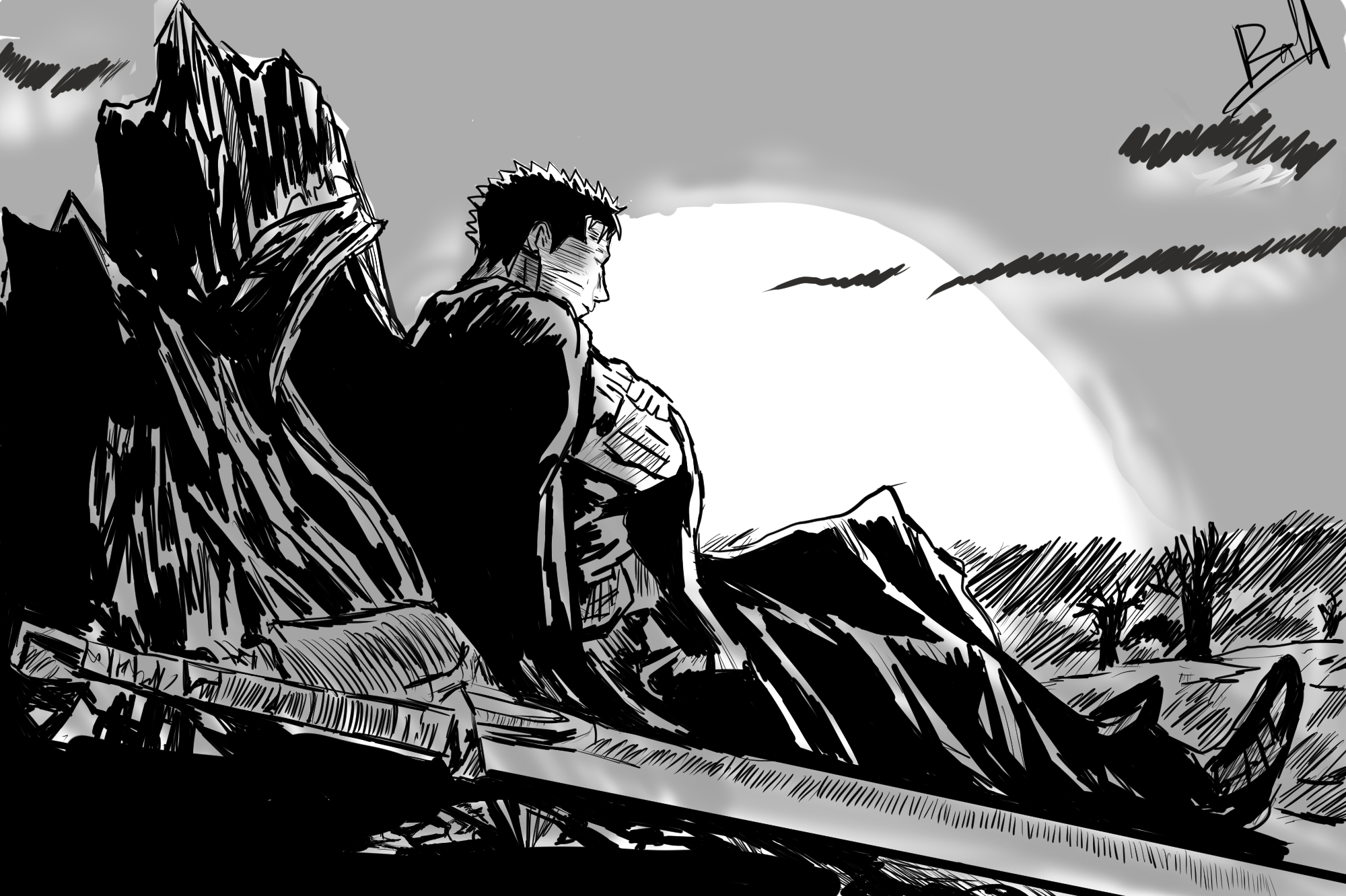 Guts from Berserk Manga Desktop Wallpaper - Berserk Wallpaper