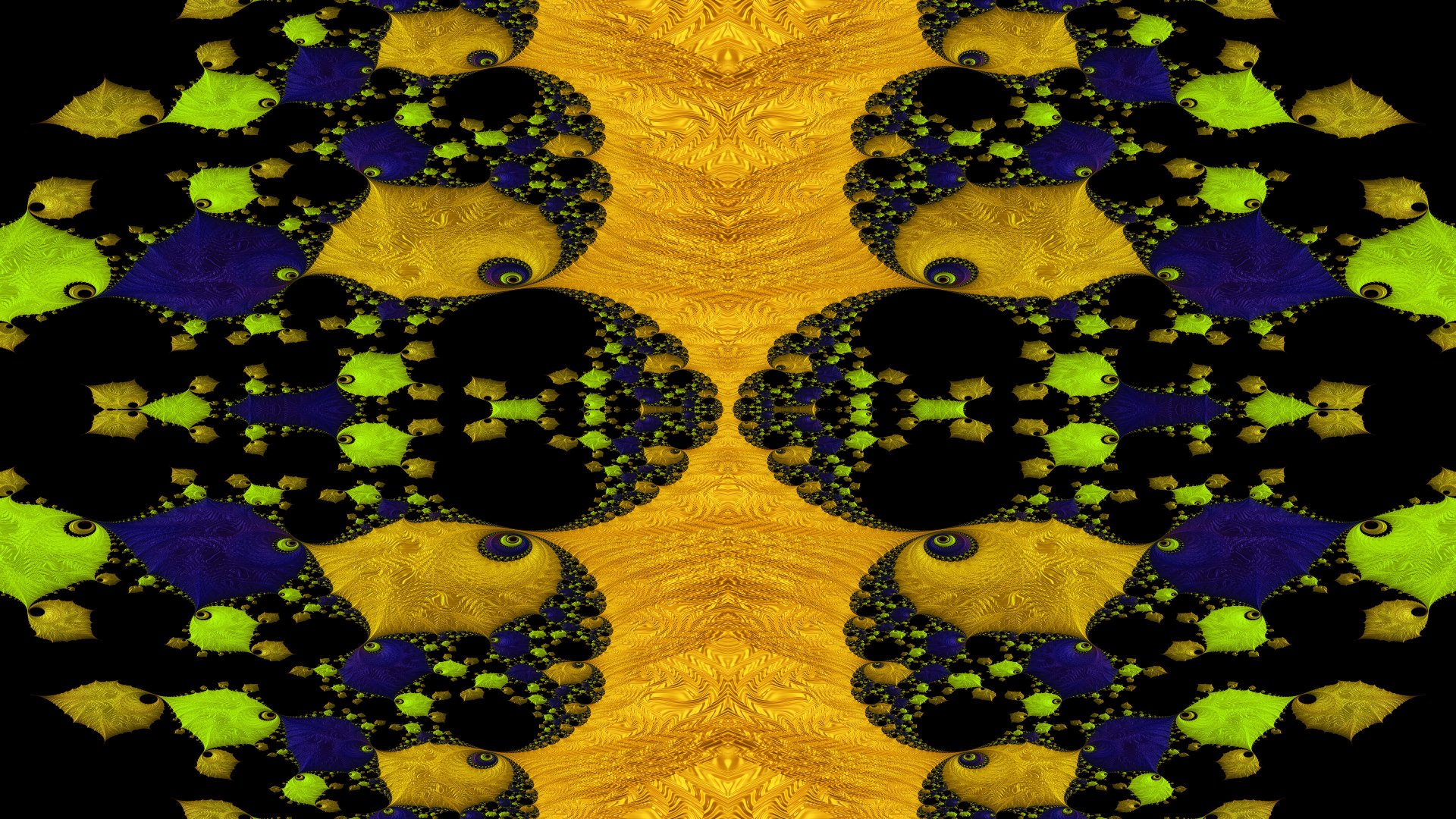 Trippy Psychedelic Fractal 4k Desktop Wallpaper by Dr-Pen