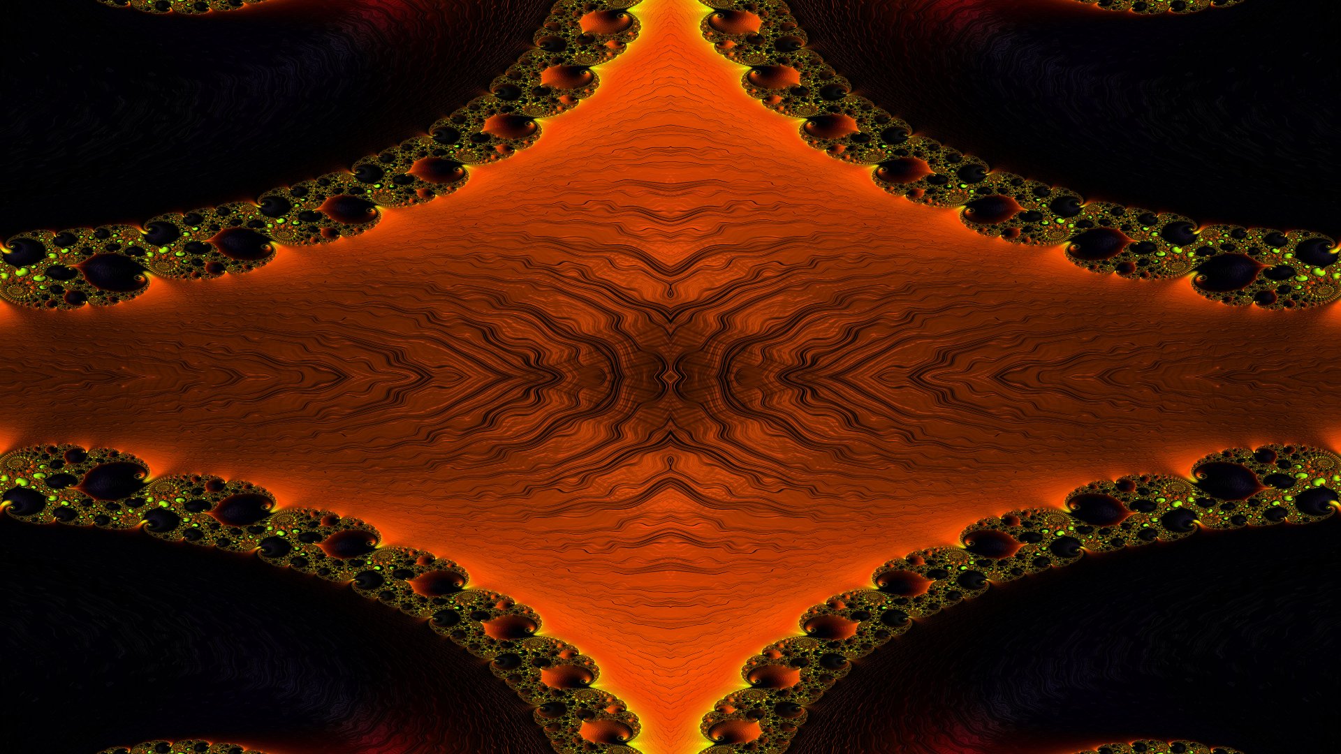 Trippy Psychedelic Fractal 4k Desktop Wallpaper by Dr-Pen