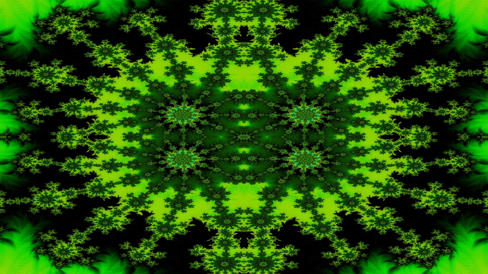 Trippy Psychedelic Fractal 4k Desktop Wallpaper by Dr-Pen