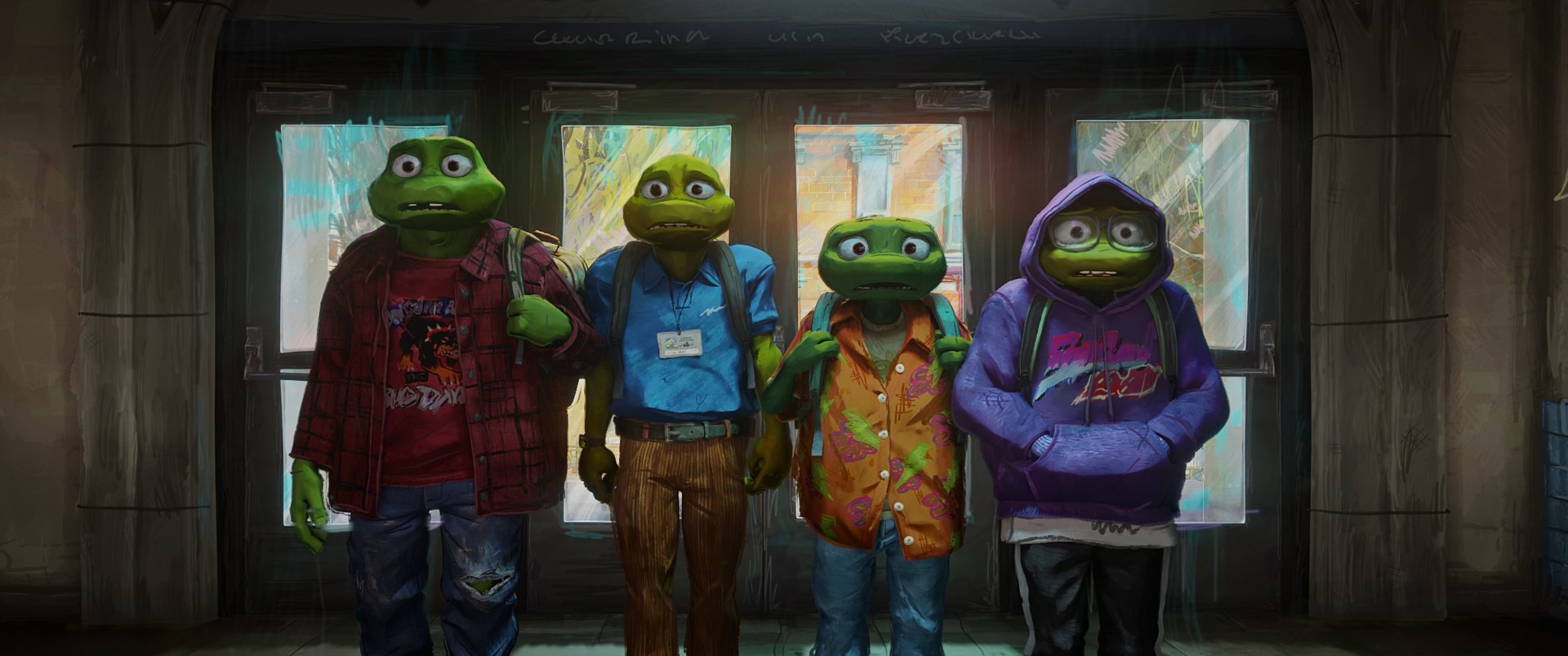 Download Movie Teenage Mutant Ninja Turtles: Mutant Mayhem HD Wallpaper