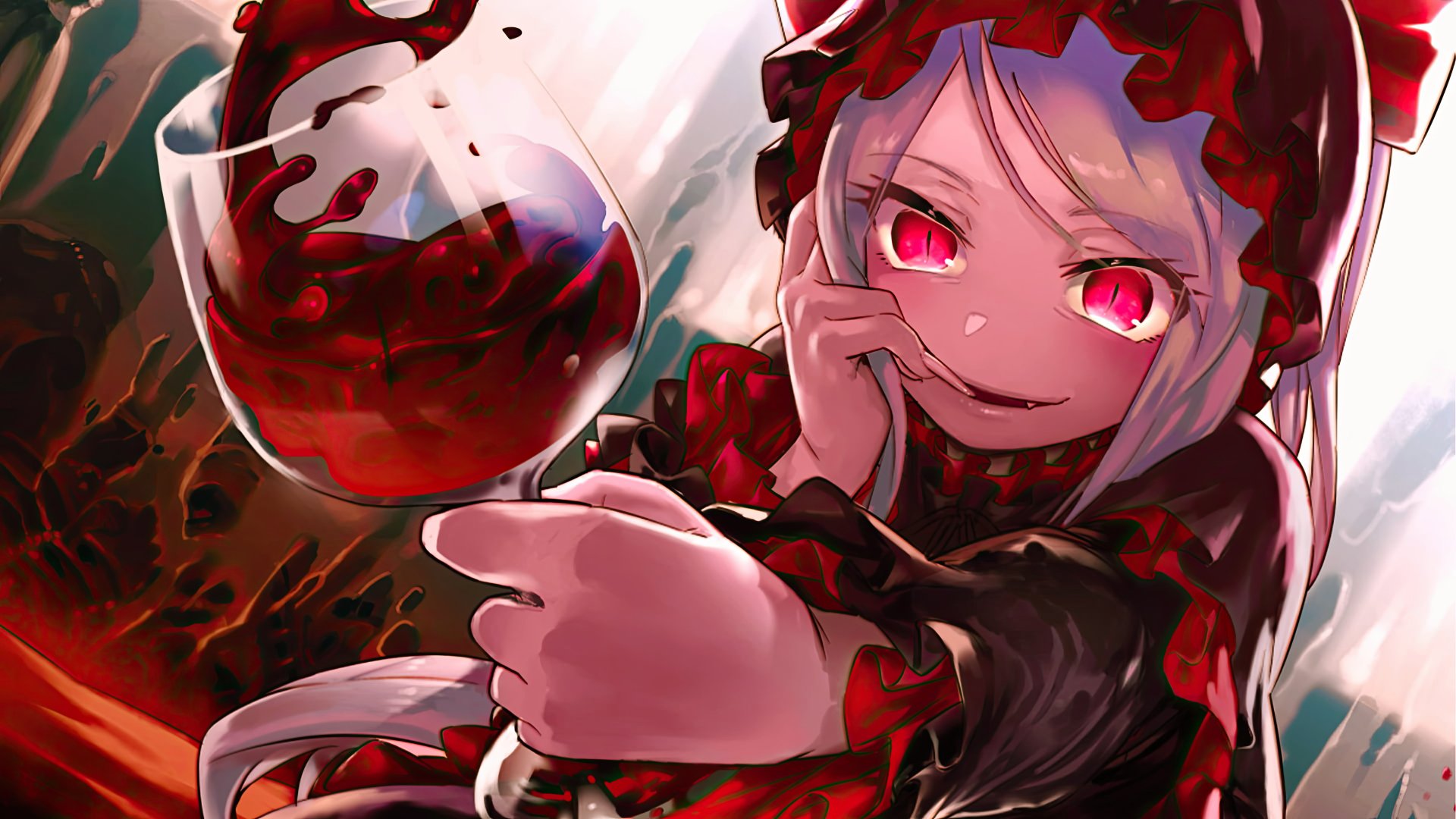 Download Shalltear Bloodfallen Vampire Anime Overlord 4k Ultra HD Wallpaper