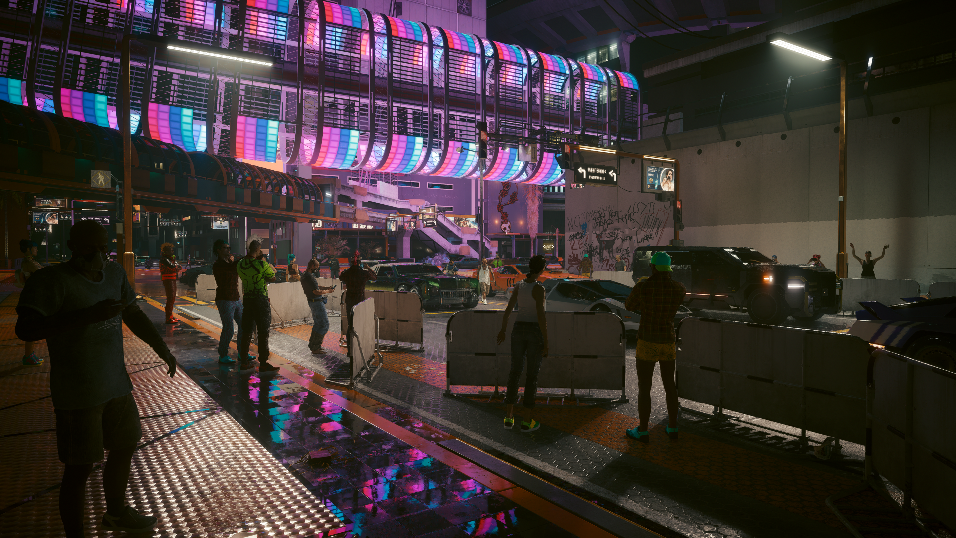 Cyberpunk 2077 Racing by Beige_Projection