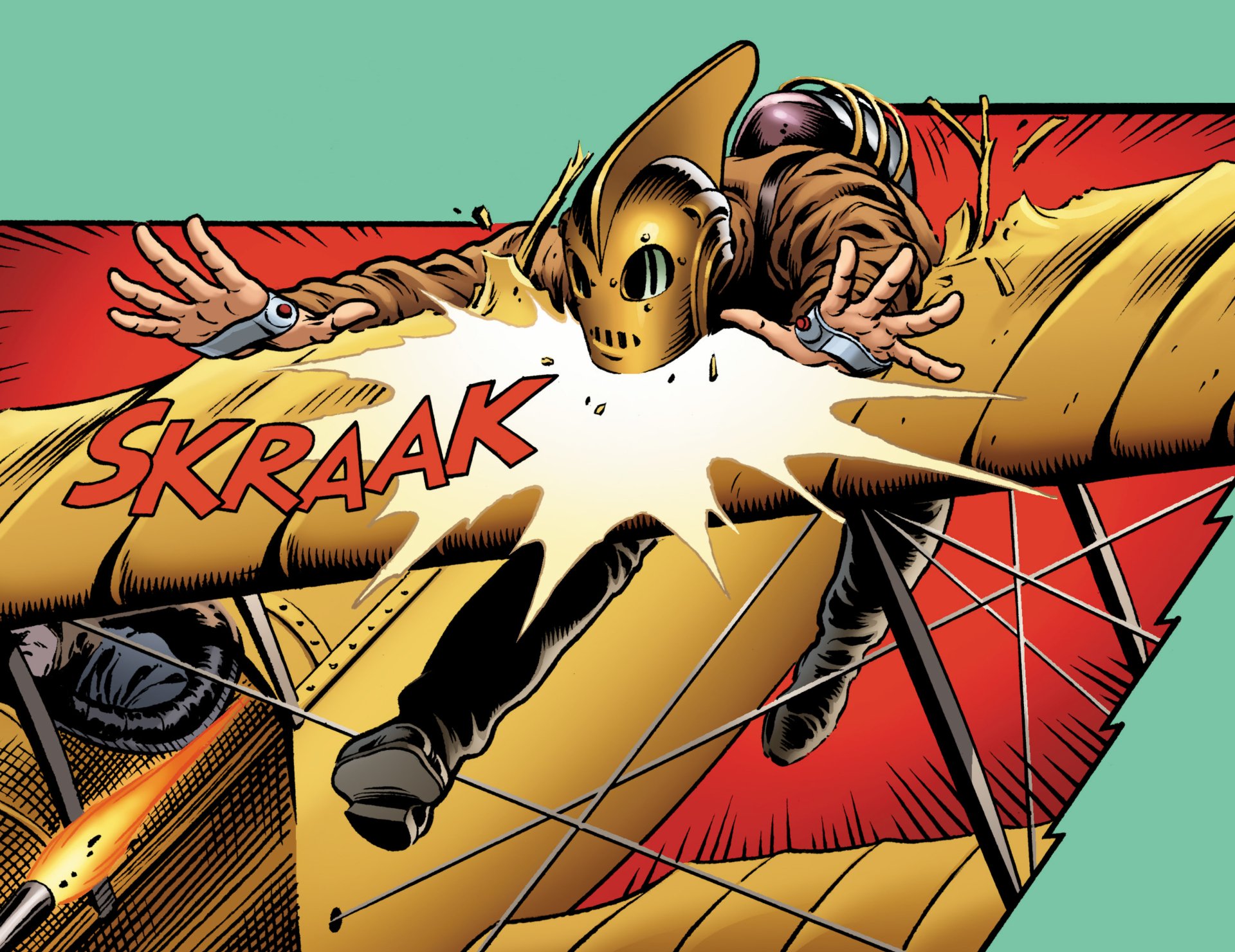Download Comic The Rocketeer 4k Ultra HD Wallpaper by Dave Stevens